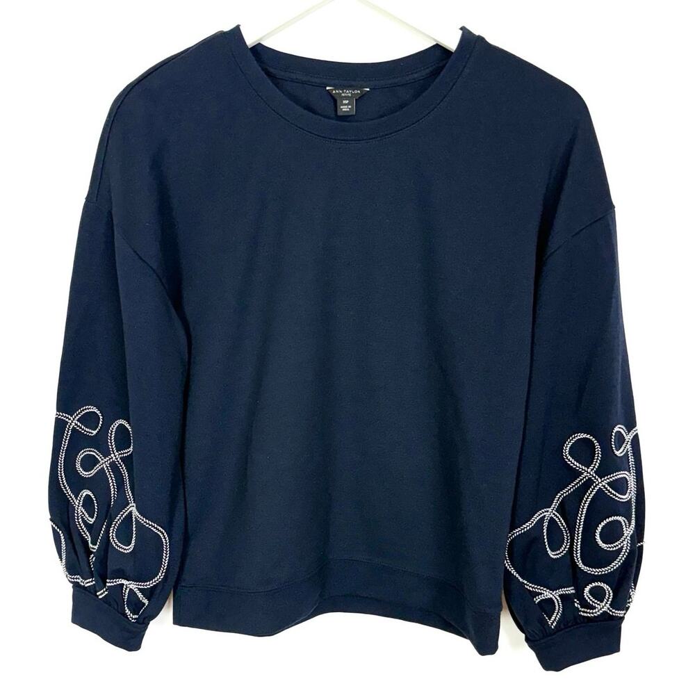 Ann Taylor Rope Sweatshirt - Picture 2 of 6